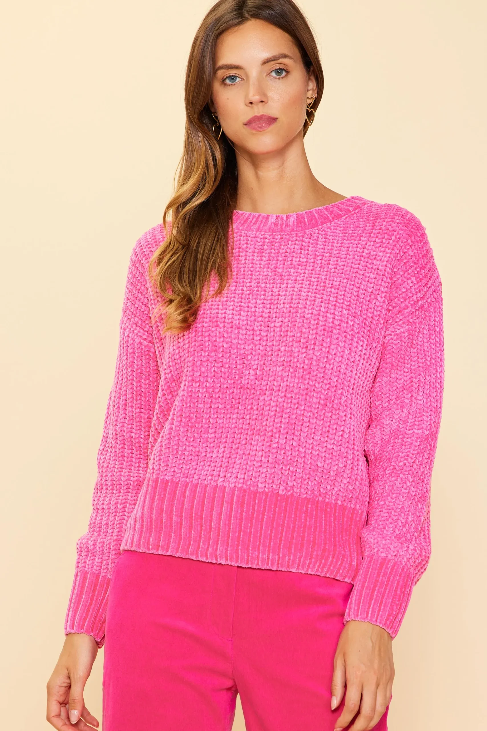 SKIES ARE BLUE Chenille Knit Sweater* Sweaters