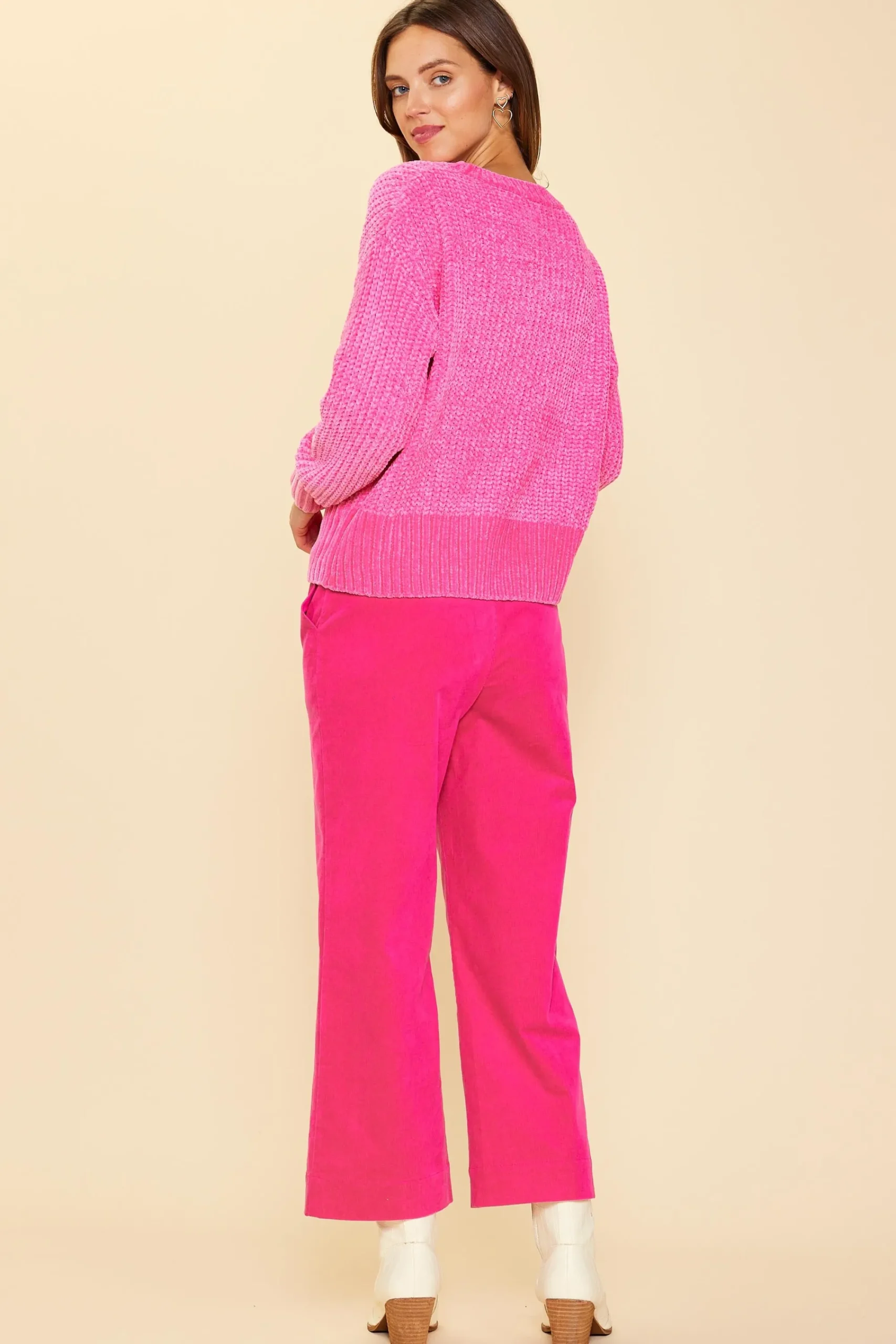 SKIES ARE BLUE Chenille Knit Sweater* Sweaters