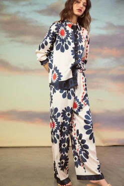 SKIES ARE BLUE Floral Print Longsleeve Blouse* Blouses|Long Sleeve Tops