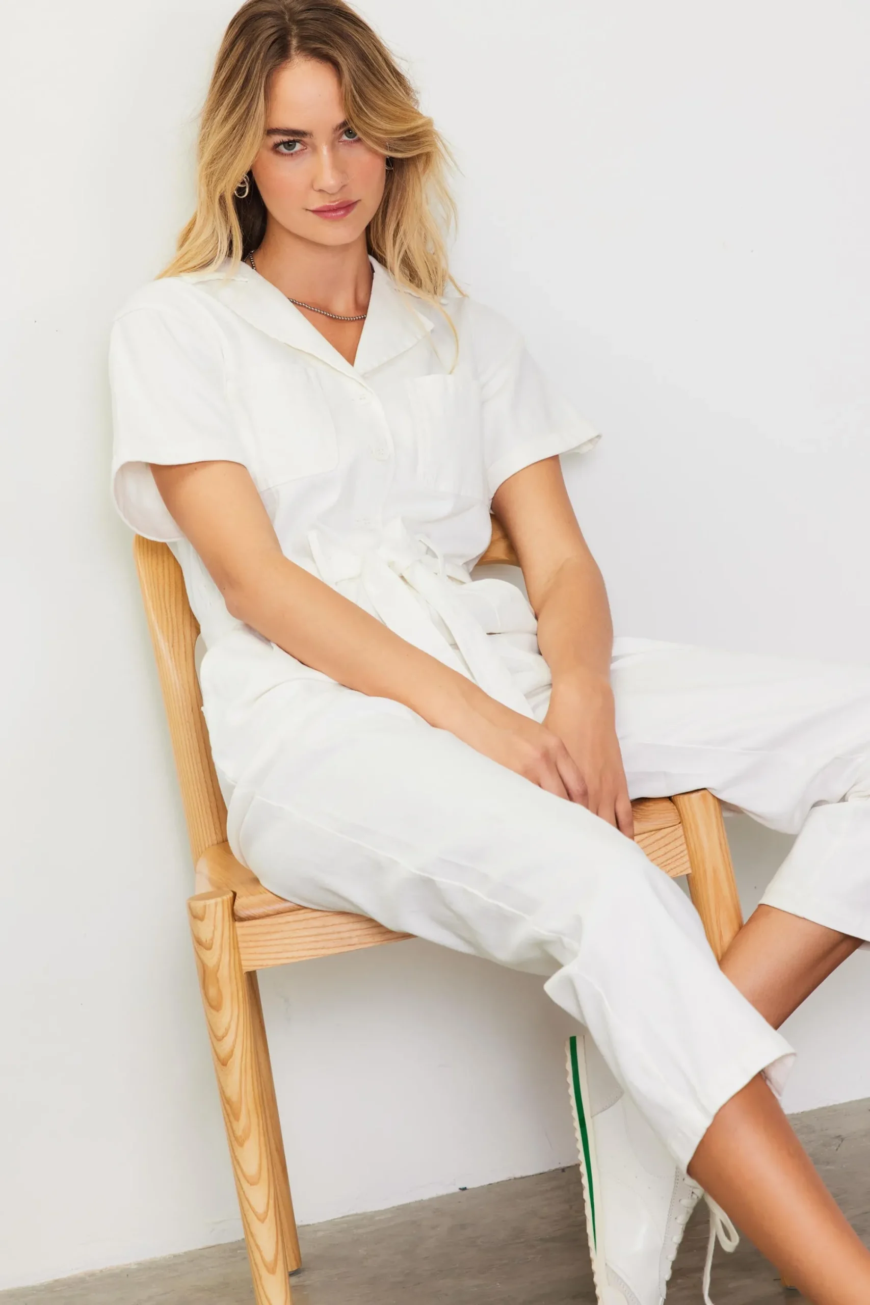 SKIES ARE BLUE Kendall Washed Utility Jumpsuit* Jumpsuits