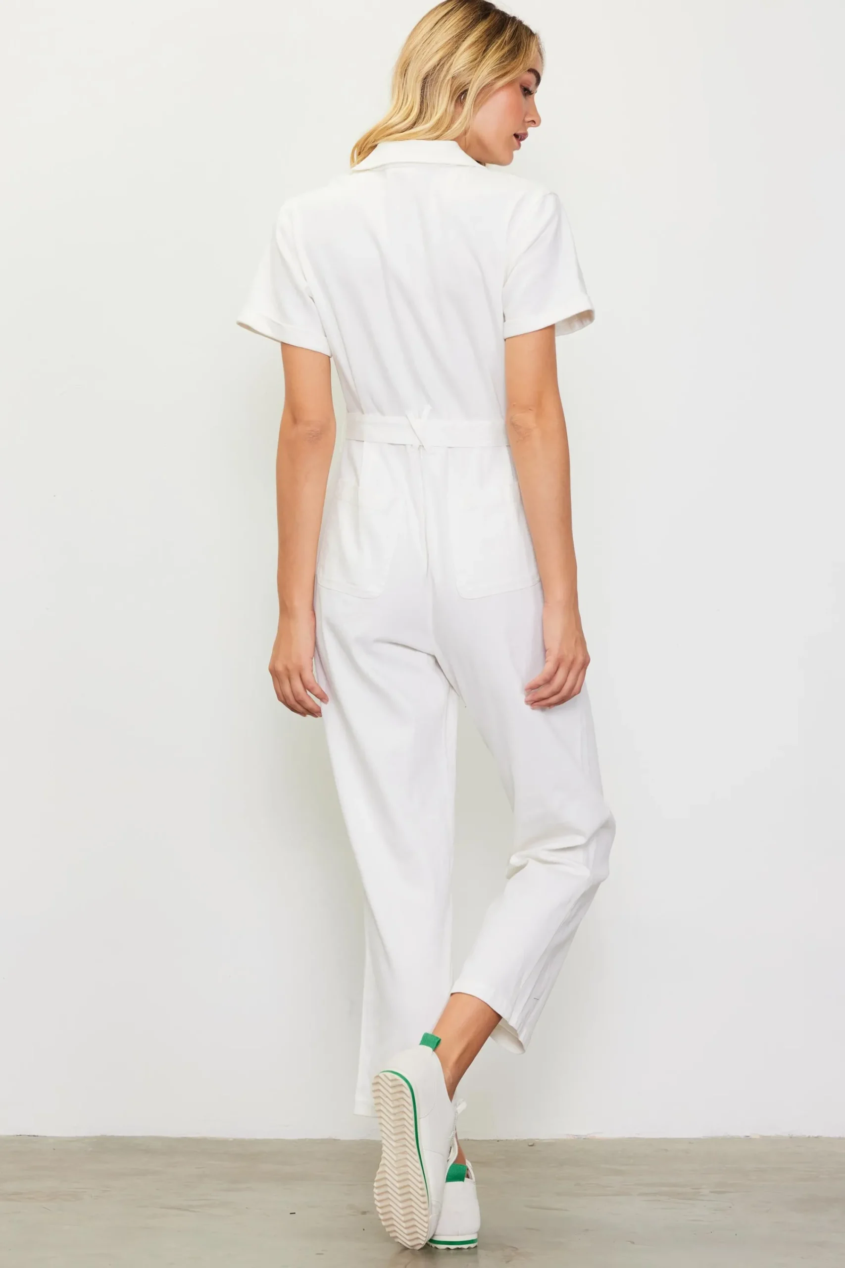 SKIES ARE BLUE Kendall Washed Utility Jumpsuit* Jumpsuits