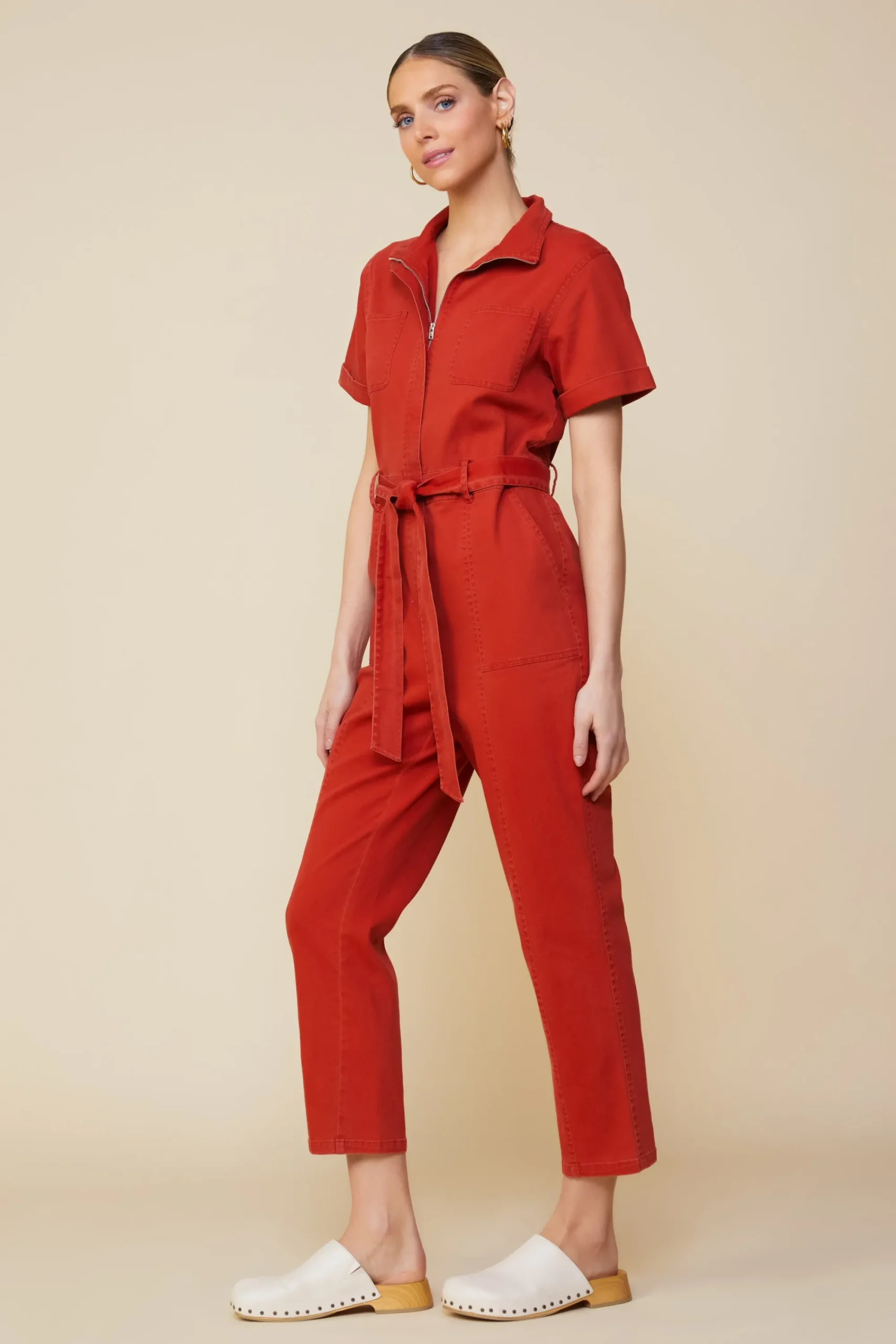 SKIES ARE BLUE Millie Utility Zip Jumpsuit* Jumpsuits
