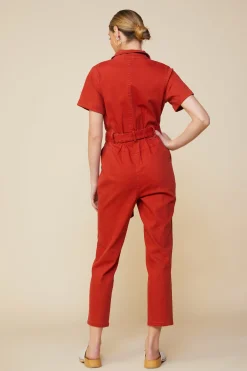 SKIES ARE BLUE Millie Utility Zip Jumpsuit* Jumpsuits