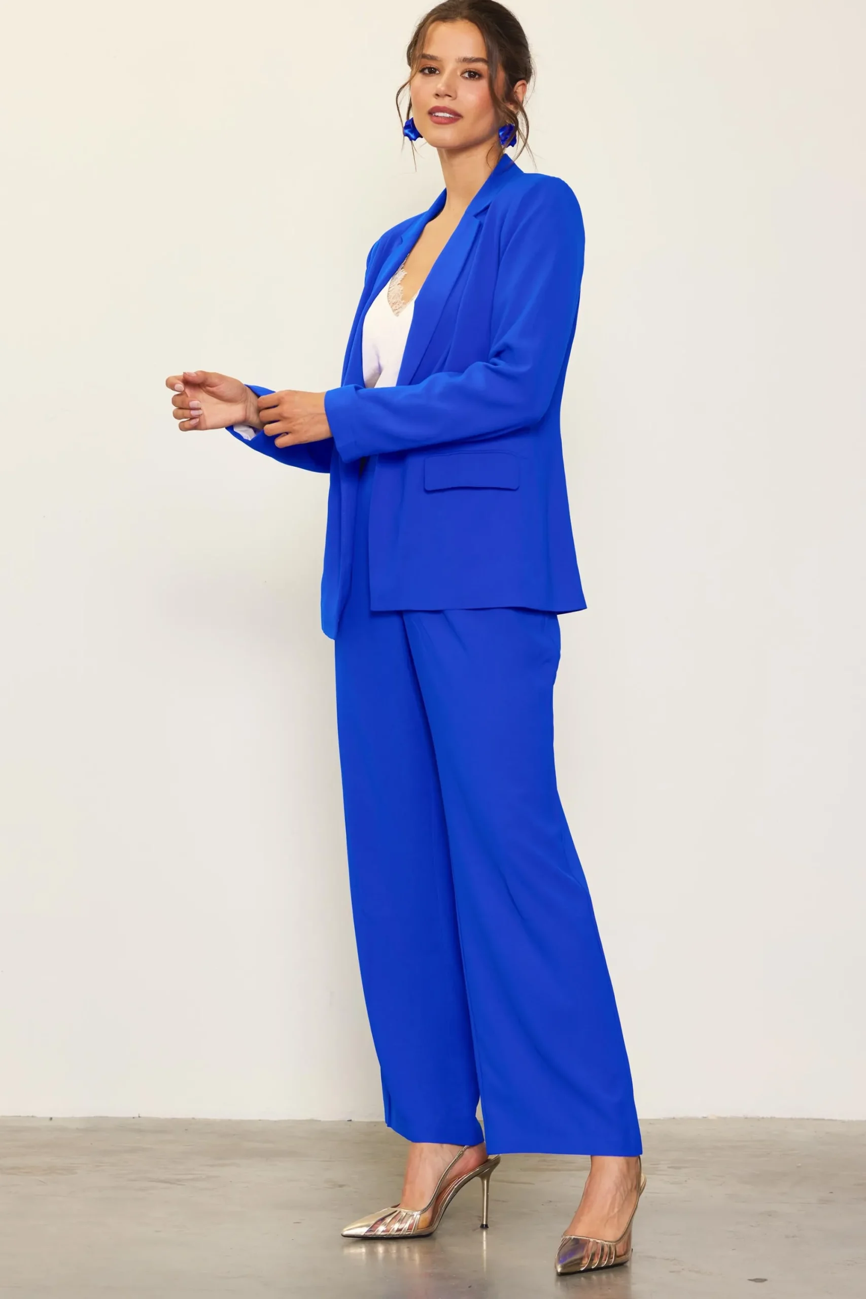 SKIES ARE BLUE Neon Welt Pocket Blazer* Blazers