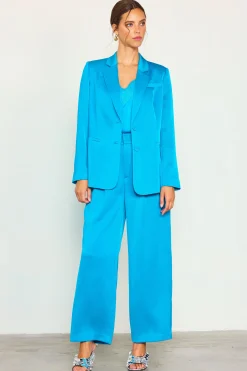 SKIES ARE BLUE Pleat Wide Leg Trousers* Pants