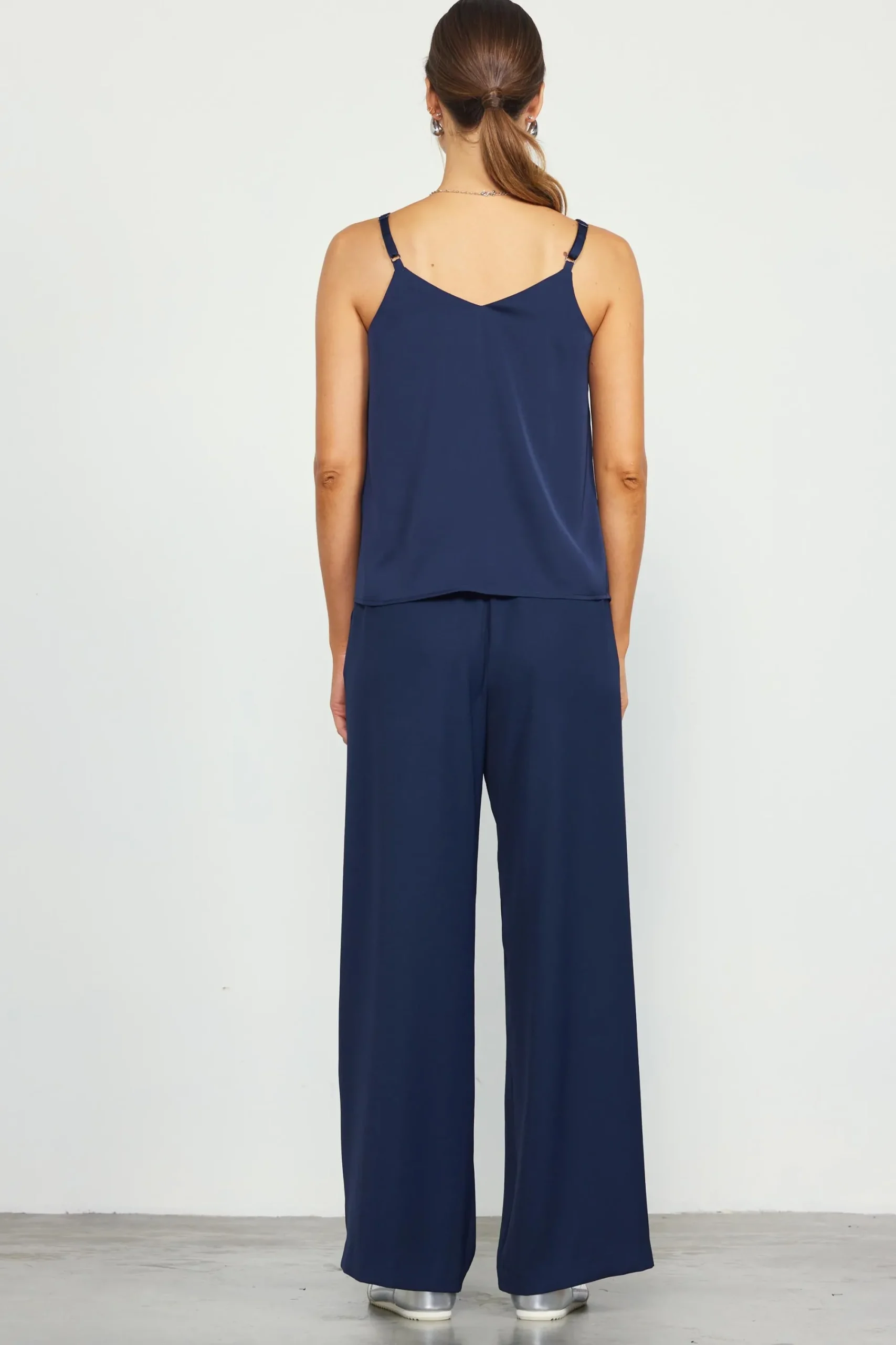 SKIES ARE BLUE Recycled Double Strap Cami* Sleeveless Tops