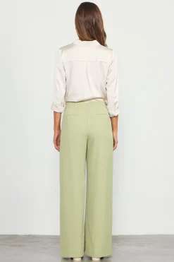SKIES ARE BLUE Recycled Wide Leg Pants* Pants